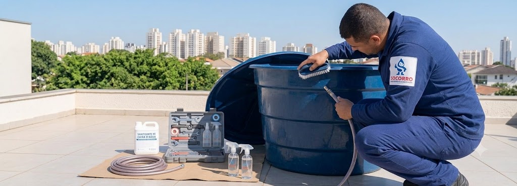 Limpeza de Caixa D'água em Gaspar